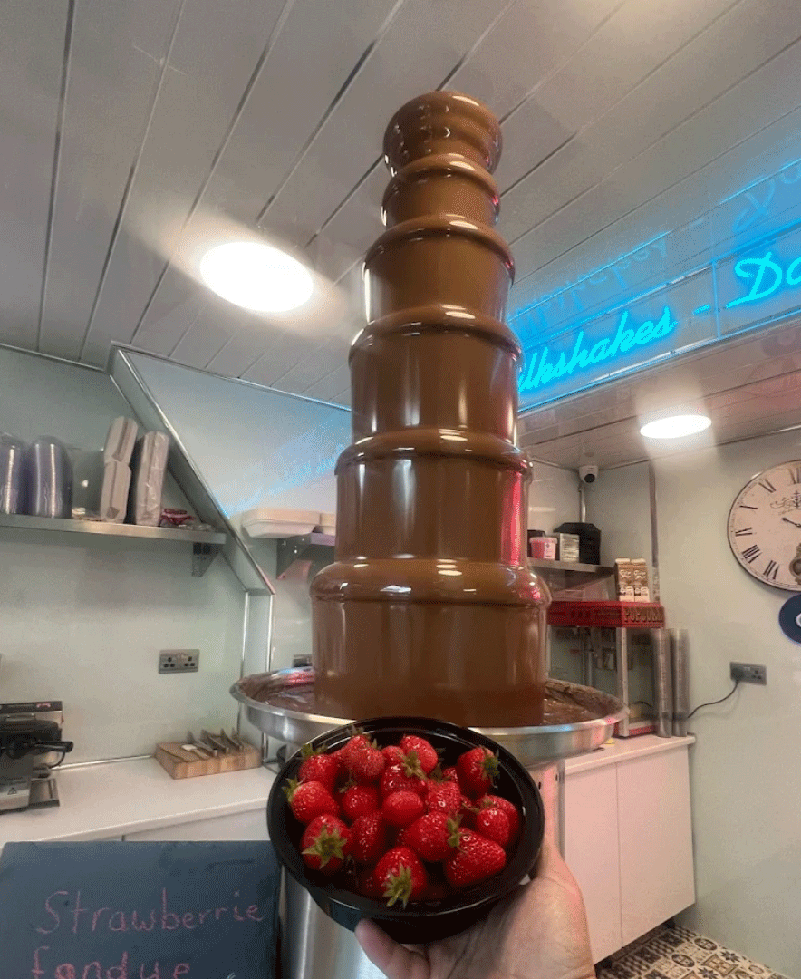 Delizia Gelateria St Andrews Chocolate Fountain