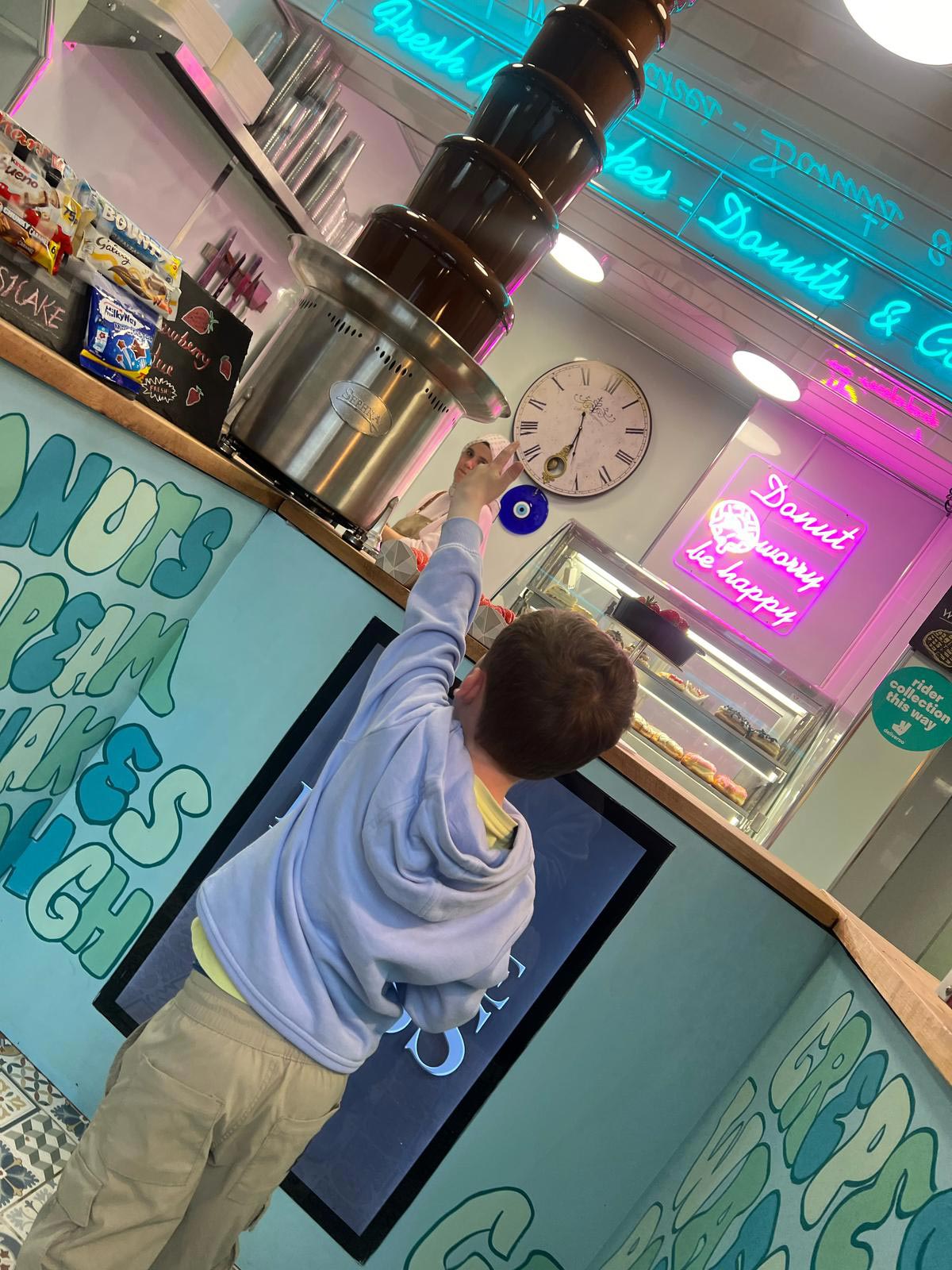 Delizia Gelateria St Andrews Chocolate Fountain