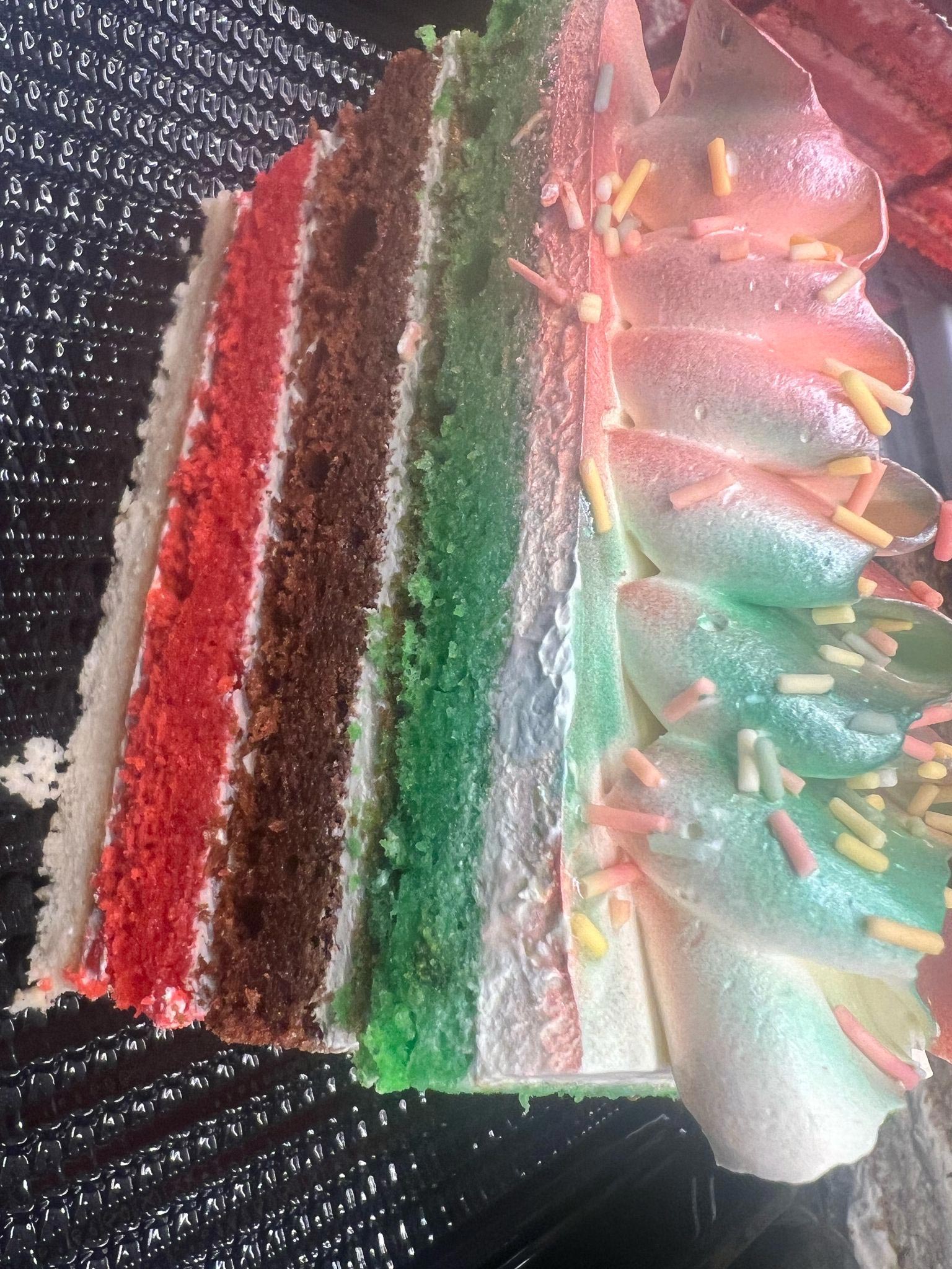 Delizia Gelateria St Andrews Rainbow Cake